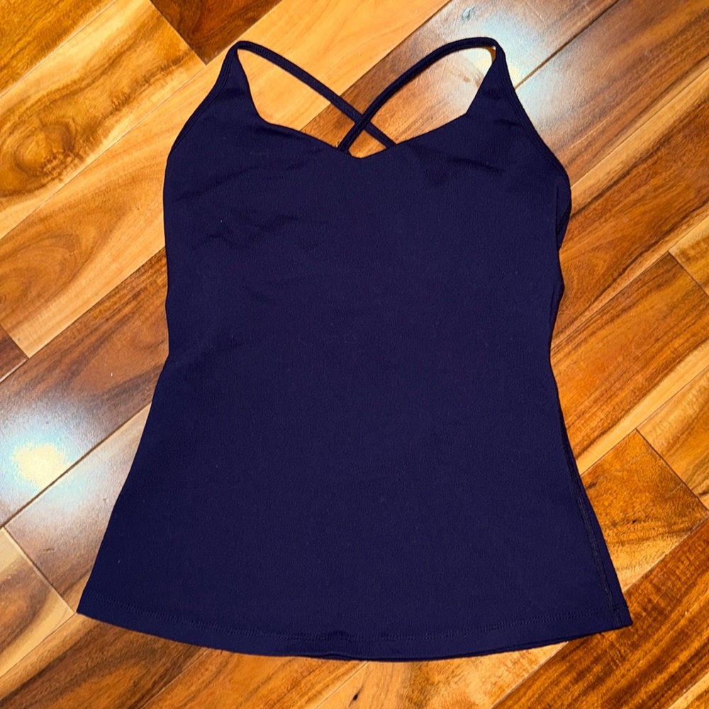 Rese Size Extra Small Plum Purple Tank with Shelf Bra